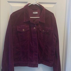 Gap corduroy jacket.  Plum color.  Never worn.